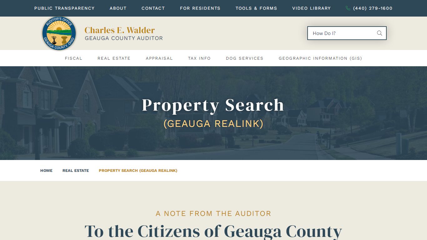 Property Search (Geauga REALink) | Geauga County Auditor's Office - Oh